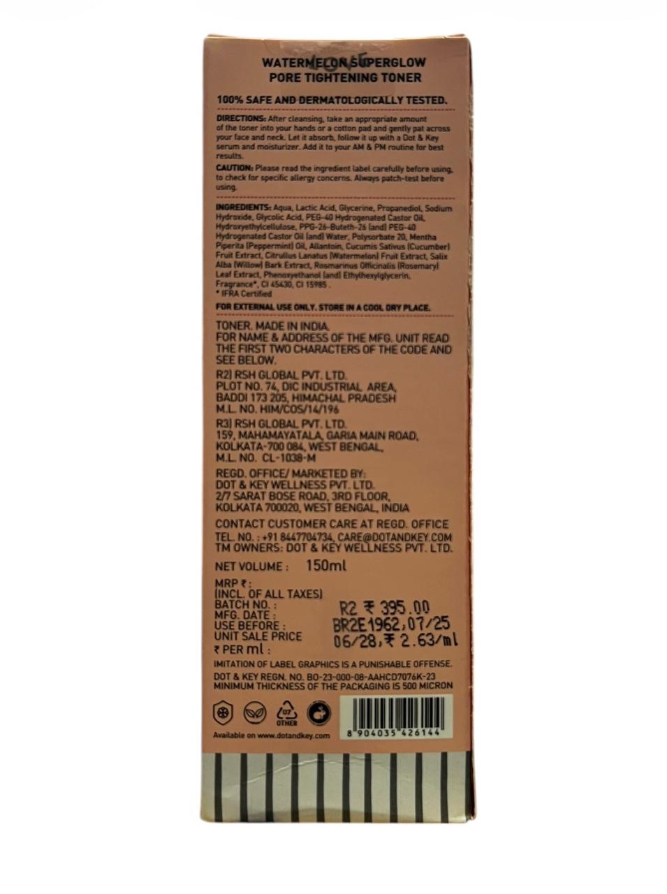 Dot & Key Watermelon Toner