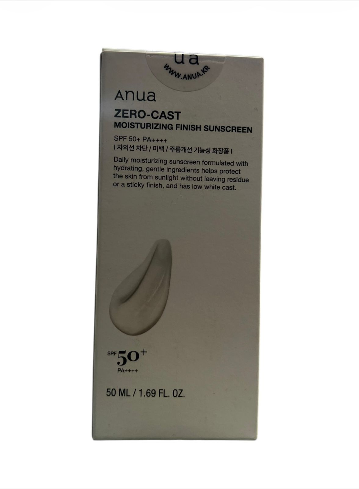 Anua Zero Cast Moisturizing Sunscreen