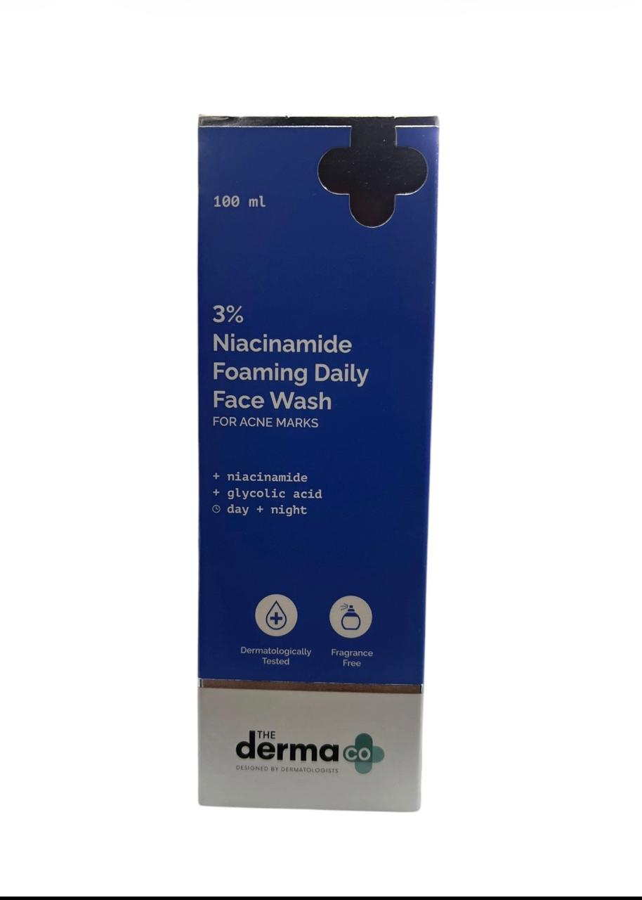 Derma Co 3% Niacinamide Foaming Daily Face Wash