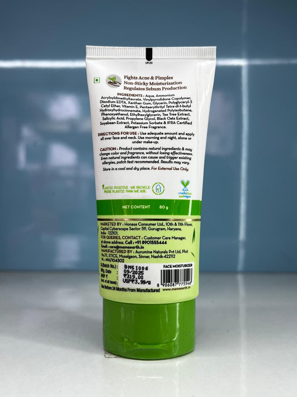 Mamaearth Tea Tree Moisturizer