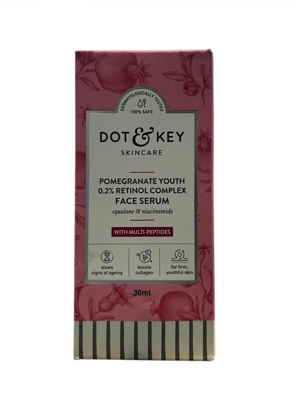 Dot & Key Pomegranate Youth 0.2% Retinol Complex Face Serum