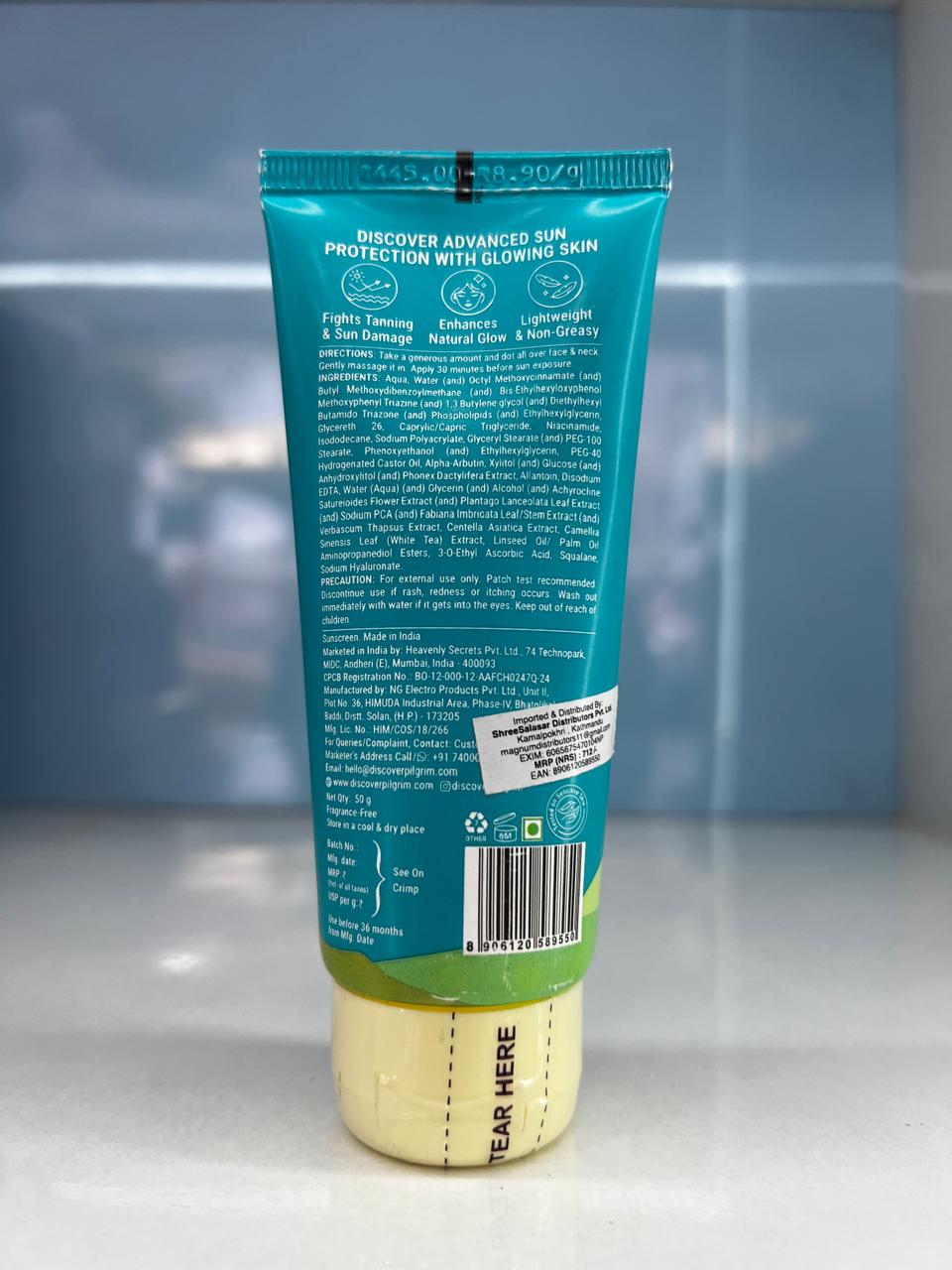 Pilgrim Glow Sunscreen