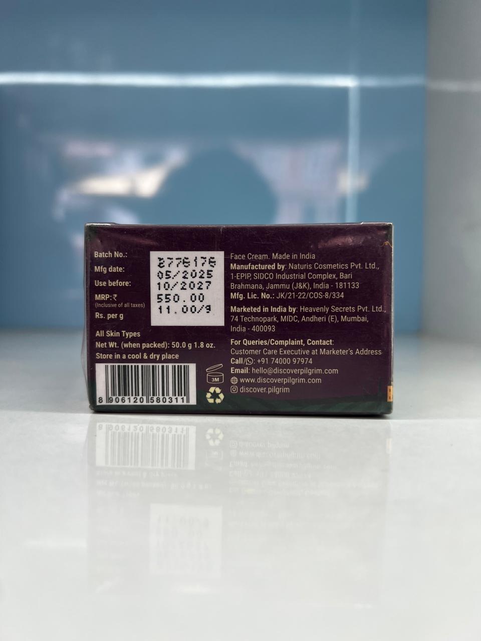 Pilgrim Face Cream SPF30