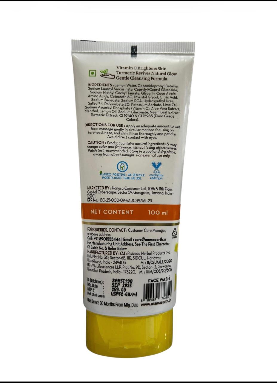 Mamaearth Vitamin C Daily Glow Face Wash