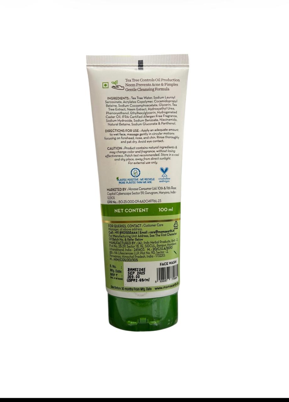 Mamaearth Tea Tree Oil Control Face Wash