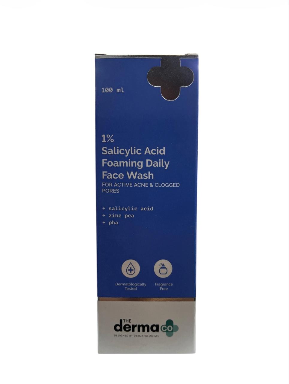 Derma Co 1% Salicylic Acid Foaming Daily Face Wash