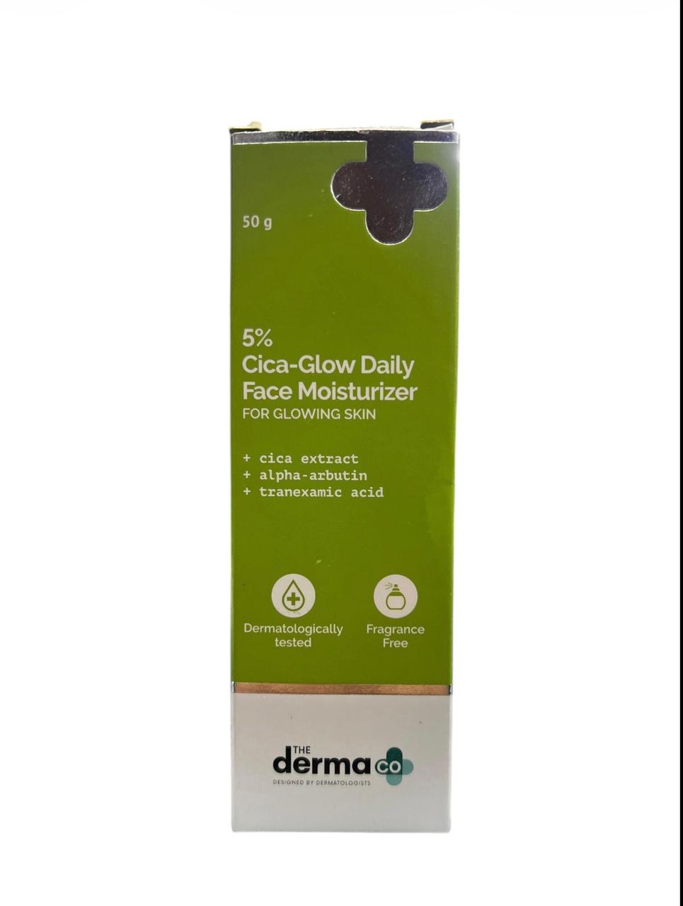 Derma Co 5% Cica-Glow Daily Face Moisturizer