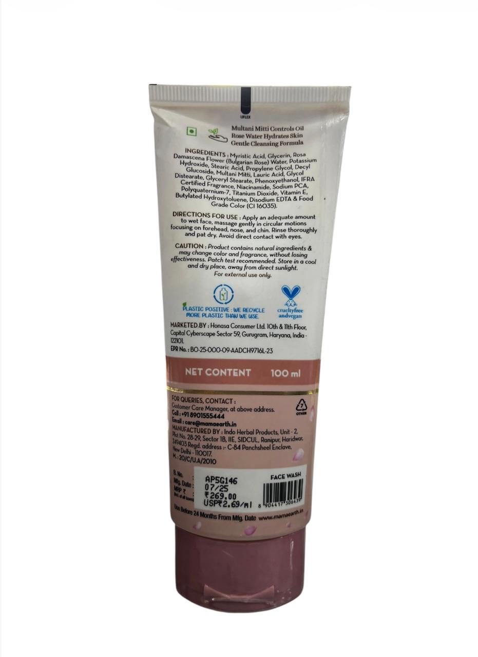 Mamaearth Multani Mitti Oil Balance Face Wash