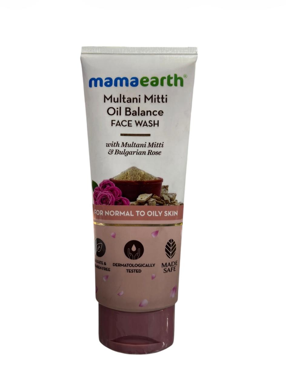 Mamaearth Multani Mitti Oil Balance Face Wash