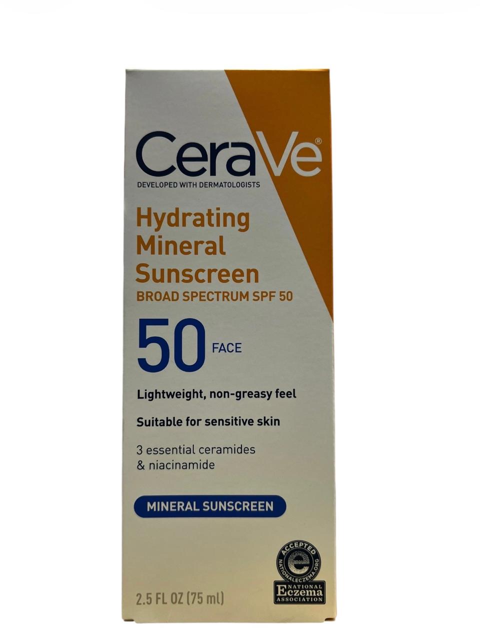 CeraVe Hydrating Mineral Sunscreen