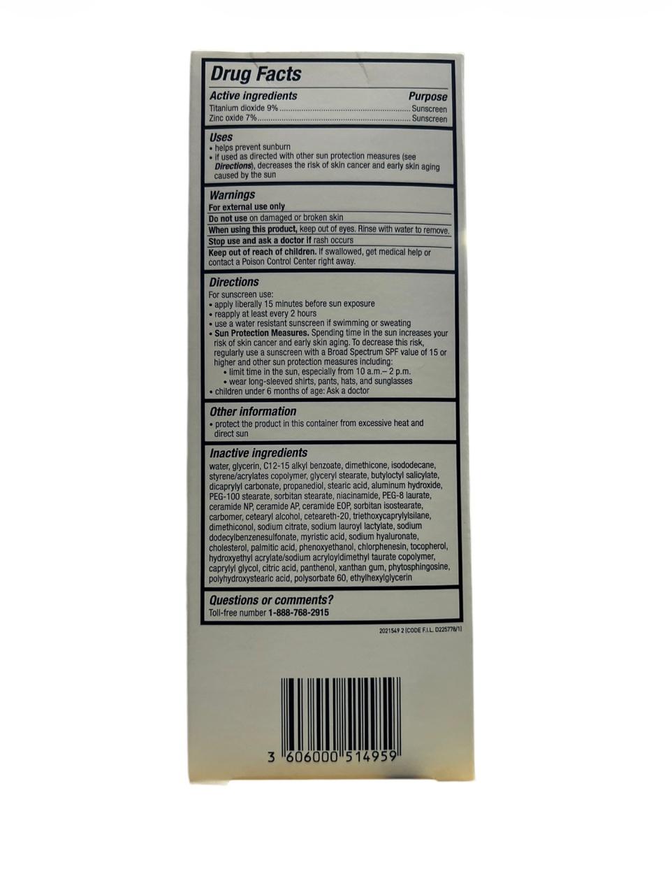 CeraVe Hydrating Mineral Sunscreen