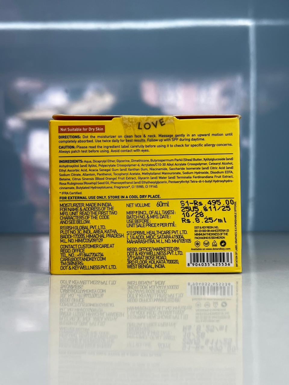Dot & Key Vitamin C + E Super Bright Moisturizer