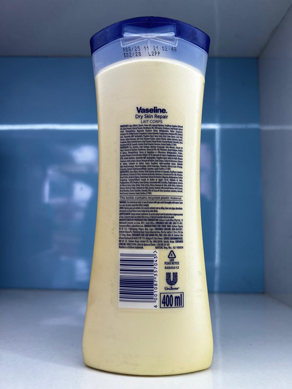 Vaseline Intensive Care Dry Skin Repair Jelly