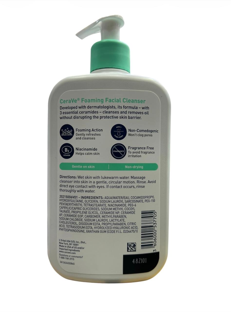 CeraVe Foaming Facial Cleanser