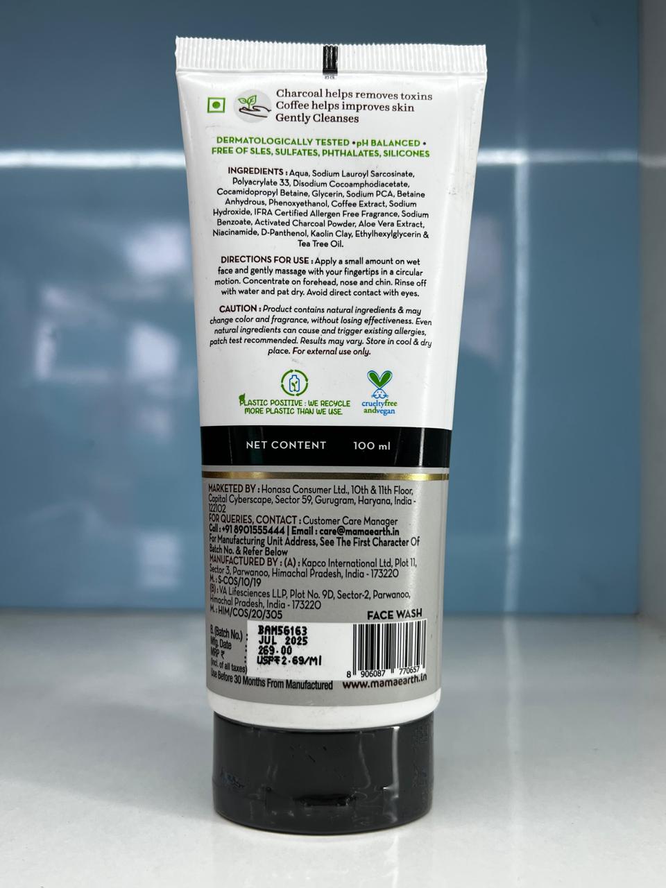 Mamaearth Charcoal Face Wash