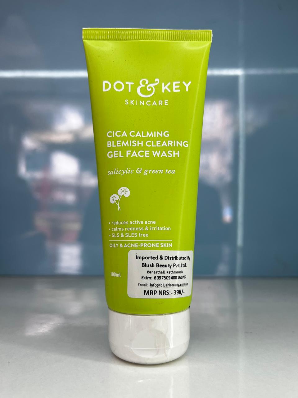 Dot & Key Cica Calming Blemish Clearing Gel Face Wash