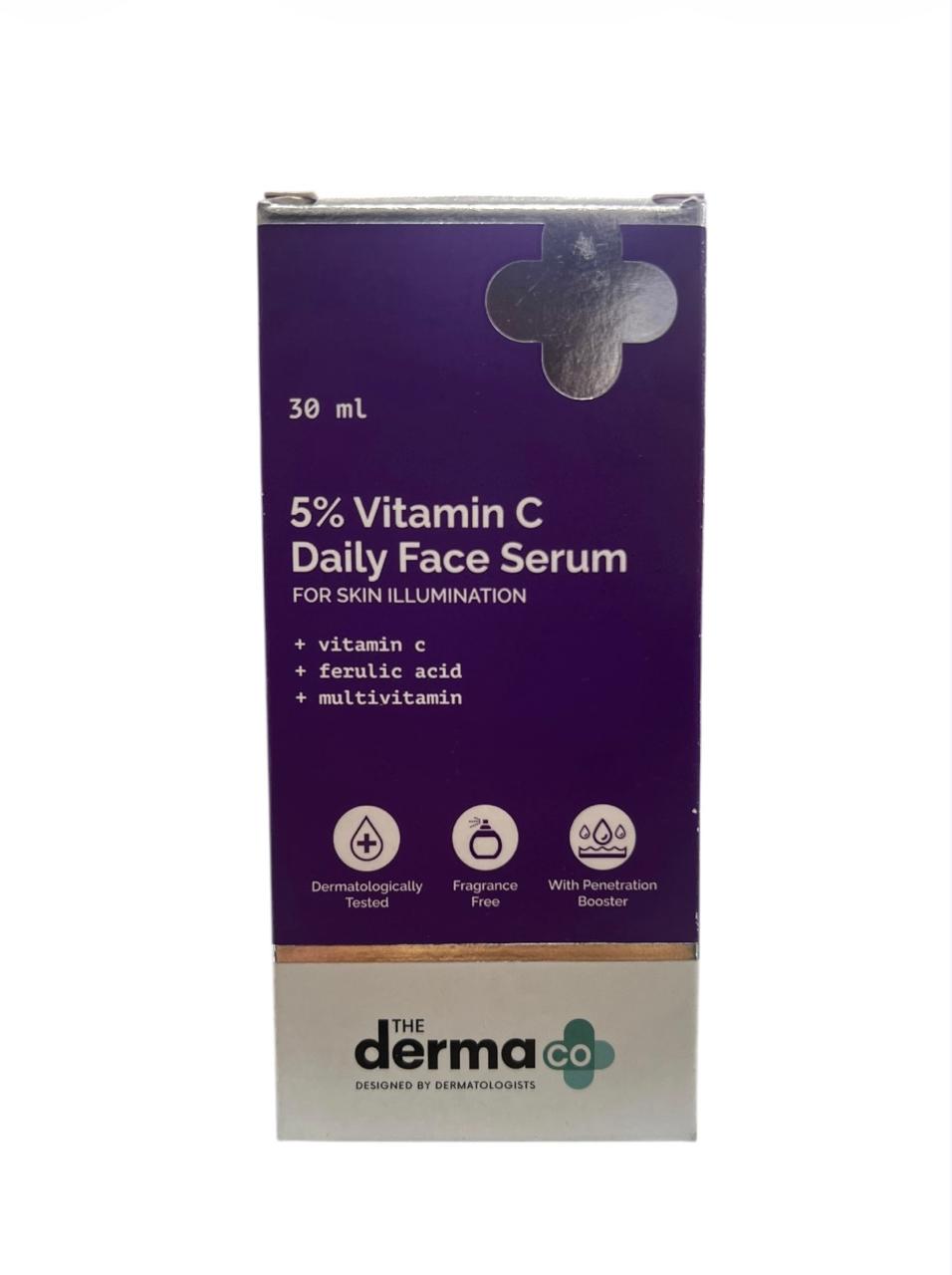 Derma Co 5% Vitamin C Daily Face Serum
