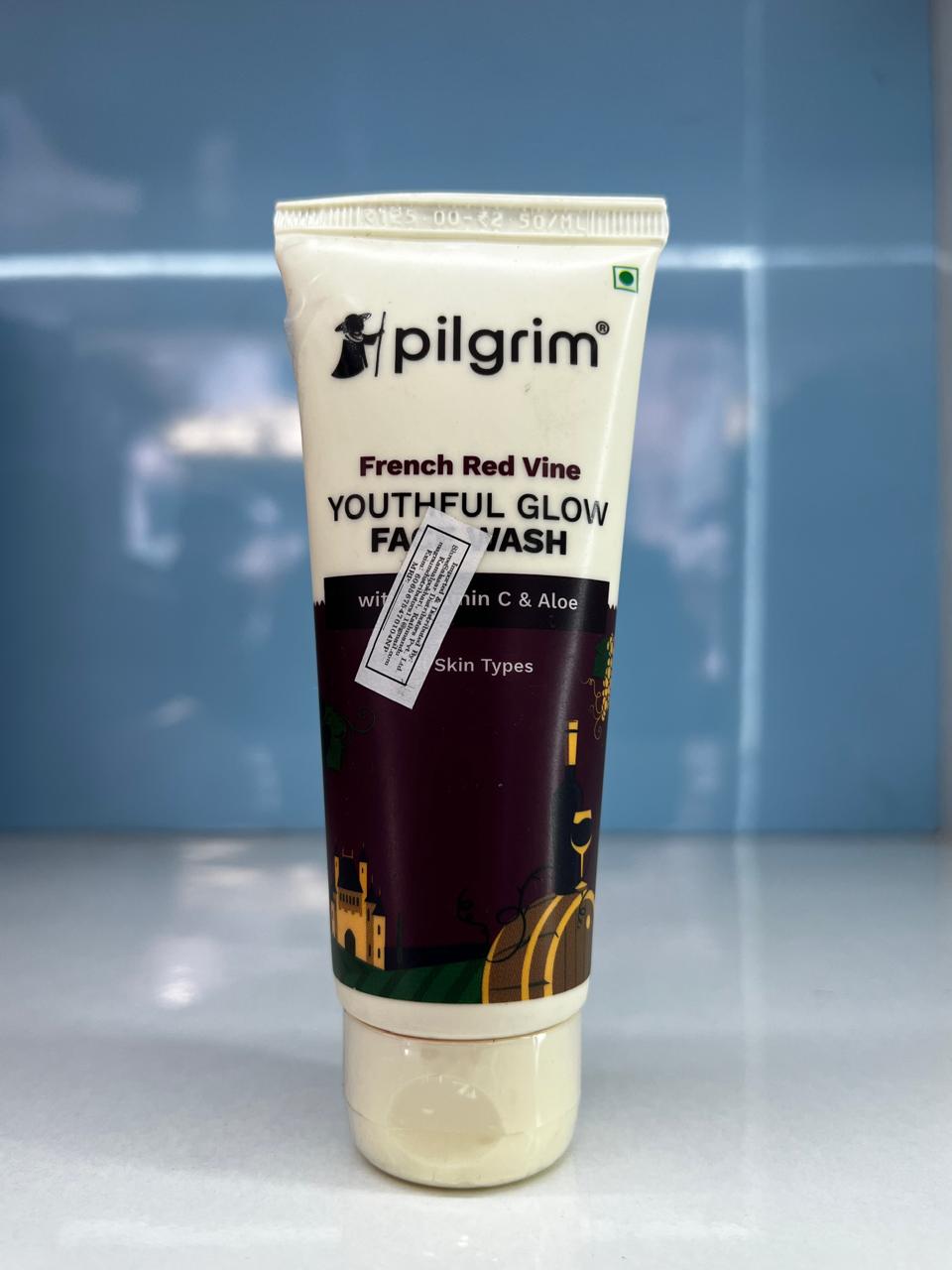 Pilgrim French Red Vine Youthful Glow Face Wash
