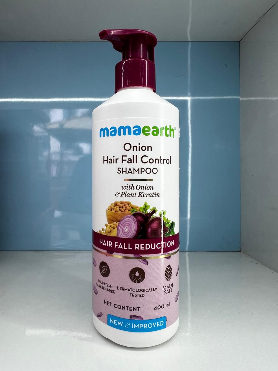 Mamaearth Onion Hair Fall Control Shampoo