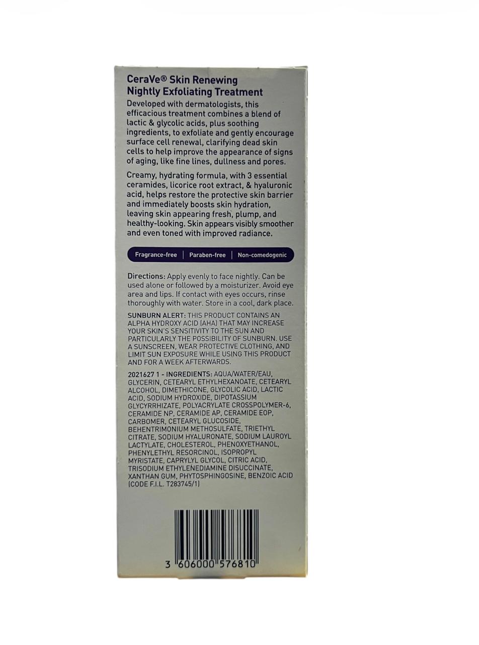 CeraVe Skin Renewing Nightly Exfoliating Treatment