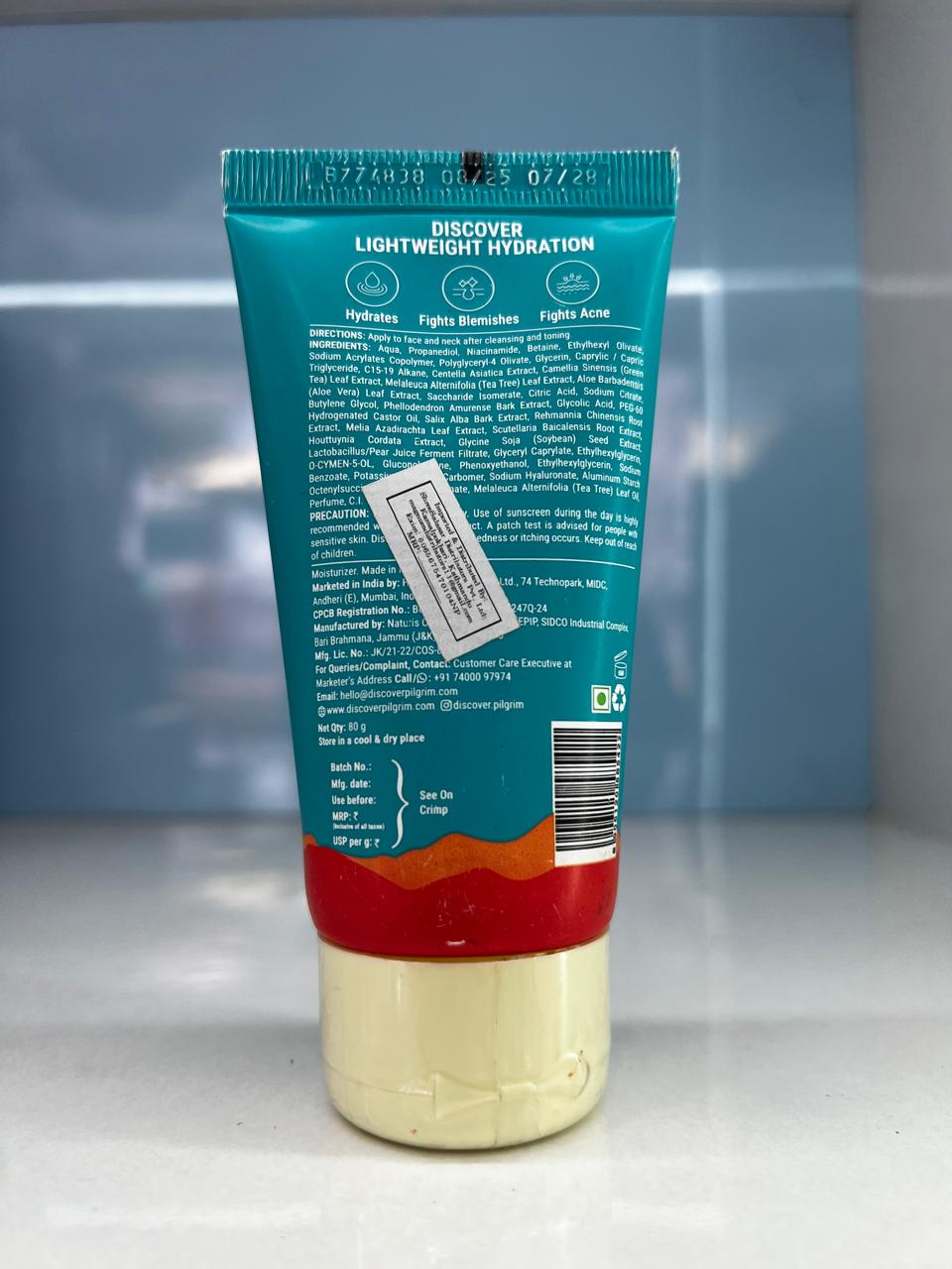 Pilgrim Tea Tree Light Gel Moisturizer