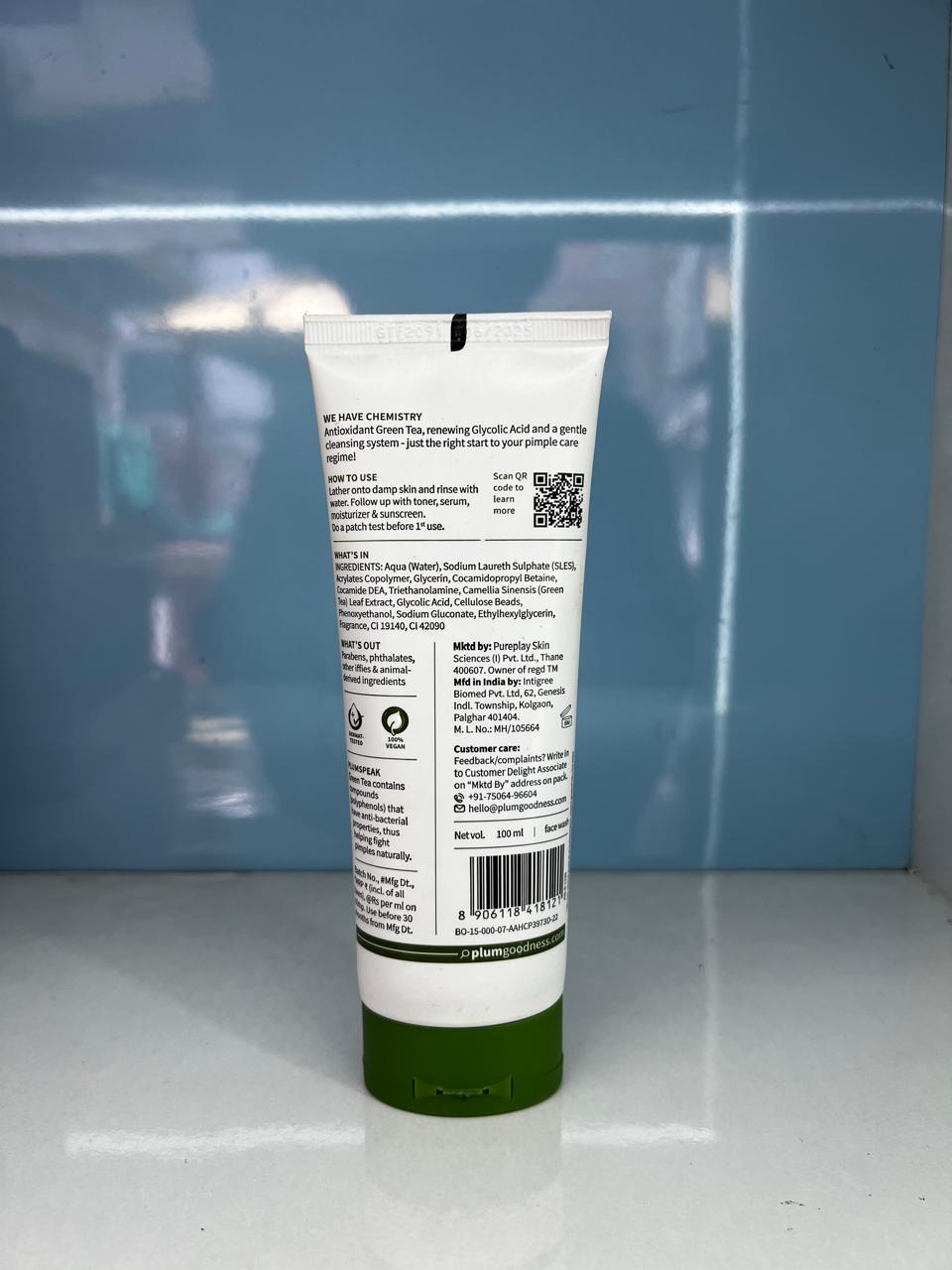 Plum Green Tea Face Wash