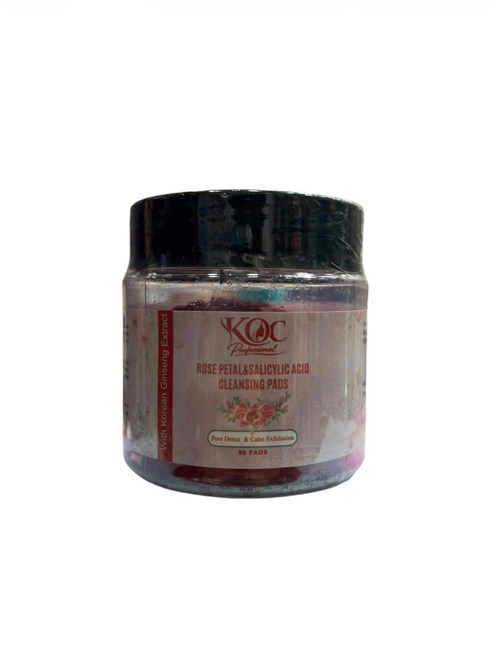 KOC Rose Petal & Salicylic Acid Cleansing Pads