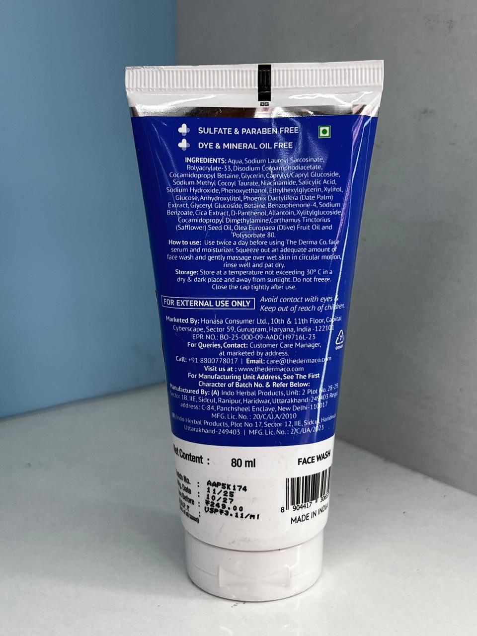 Derma Co 2% Salicylic Acid Gel Face Wash
