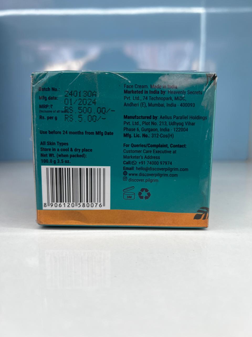 Pilgrim Day Cream SPF50