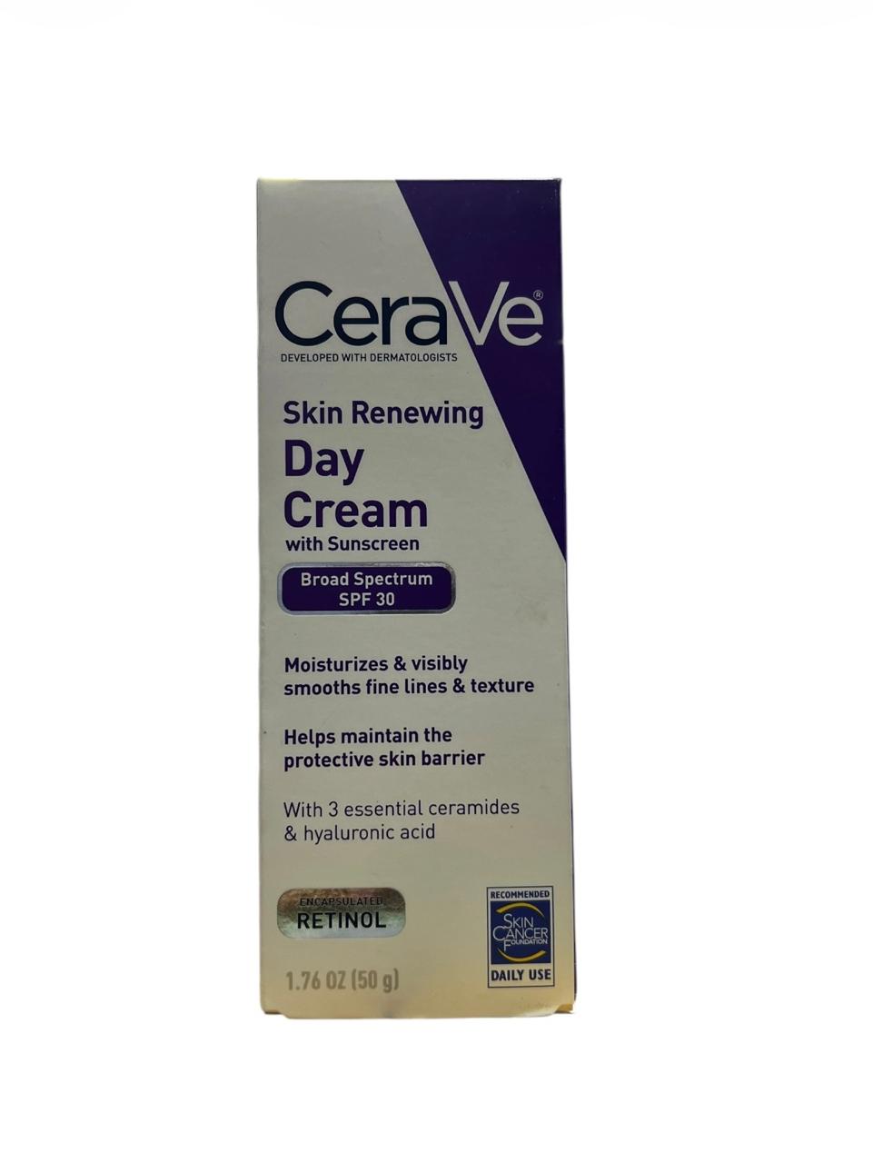 CeraVe Skin Renewing Day Cream With Sunscreen