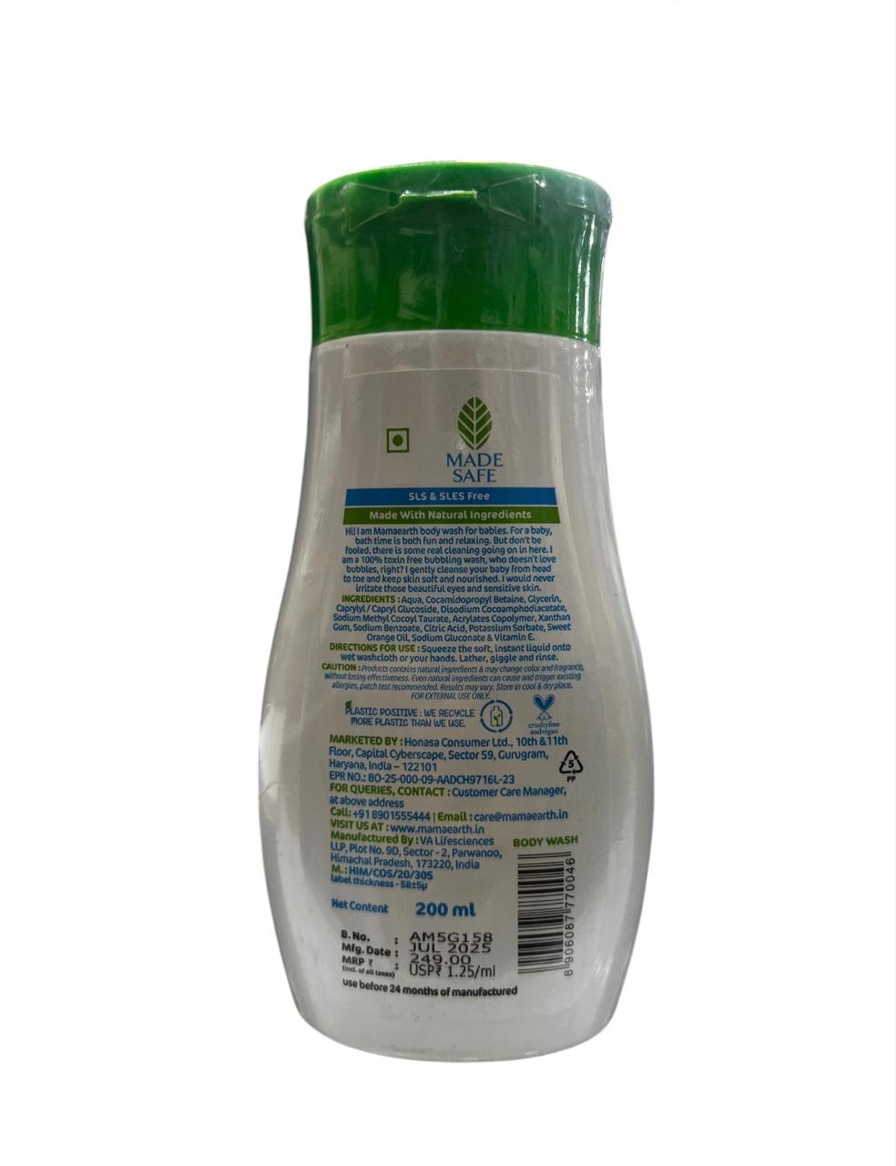 Mamaearth Baby Deeply Nourishing Body Wash