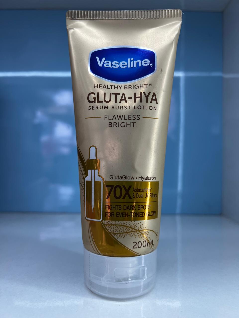 Vaseline Healthy Bright Gluta-Hya Serum Burst Lotion Flawless Brightness