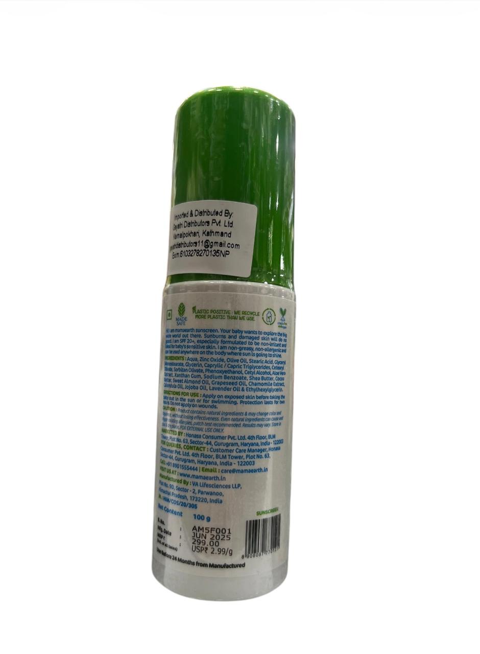 Mamaearth Mineral Based Sunscreen For Babies SPF 20+